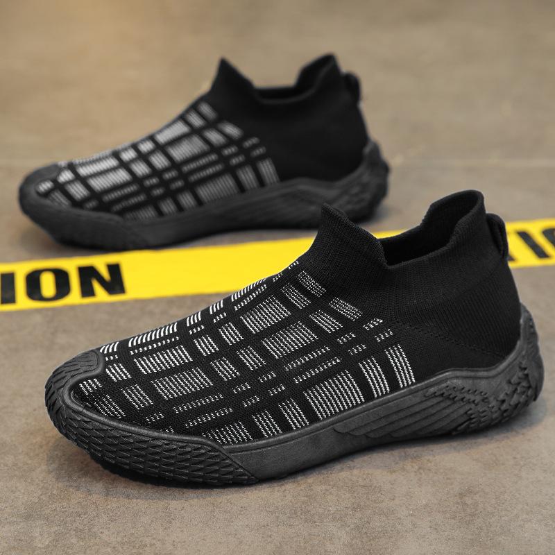 Men s shoes 2025 spring new breathable fly-woven mesh soft-soled socks shoes men s lazy one-pedal casual trendy shoes 44 чорний
Men s shoes 2025 spring new breathable fly-woven mesh soft-soled socks shoes men s lazy one-pedal casual trendy shoes 44 чорний