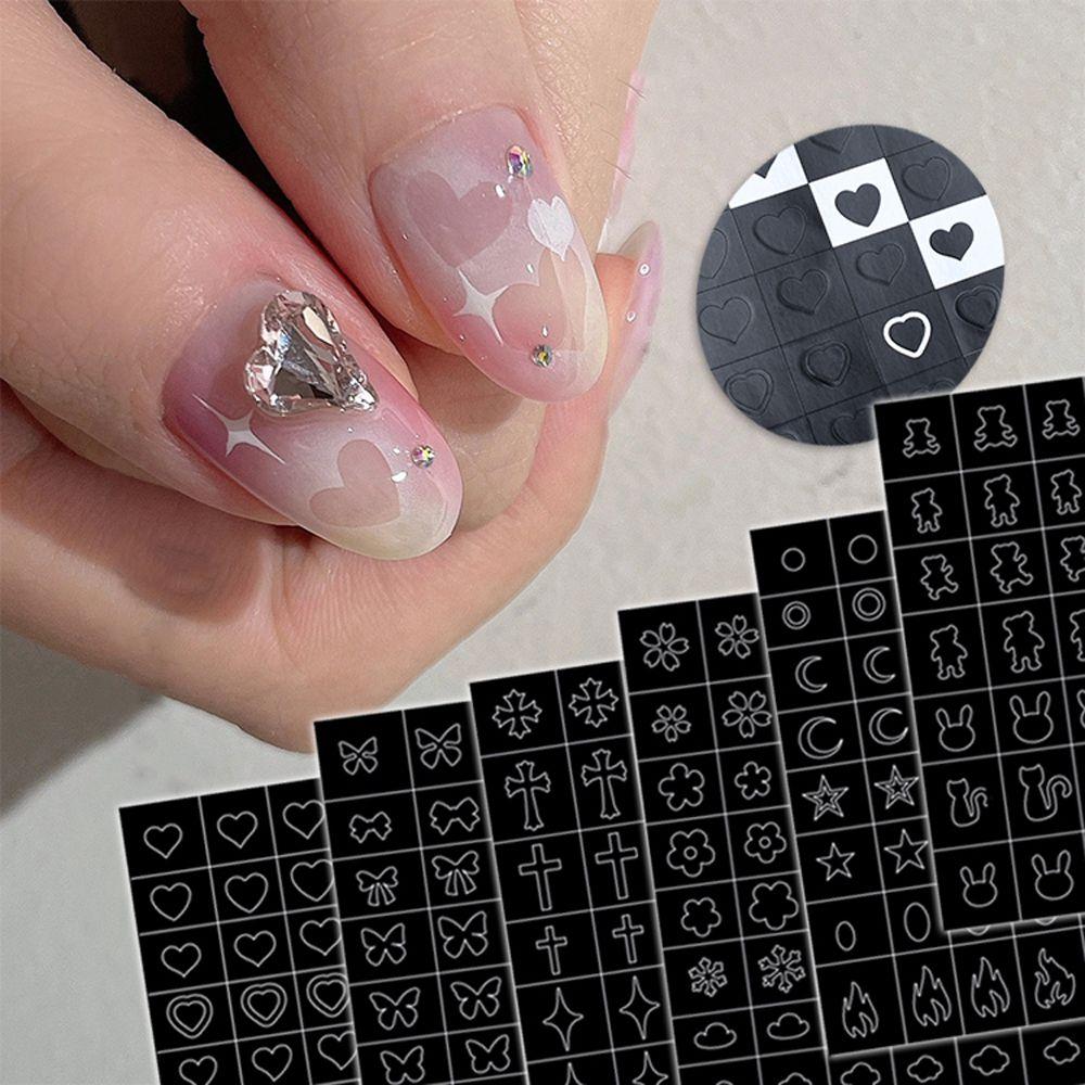 DIY Designs Nail Art Template Nail Stamping Stickers Nail Art Airbrush Stencils Fun Prints Decals #2
DIY Designs Nail Art Template Nail Stamping Stickers Nail Art Airbrush Stencils Fun Prints Decals #2