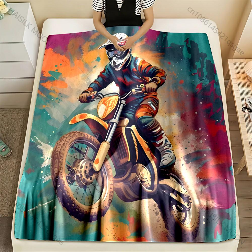 Multi-size Abstract Motocross Design Pattern Blanket Flannel Material Soft Warm for All Seasons Home Outdoor Camping Picnics RV 75x90cm
Multi-size Abstract Motocross Design Pattern Blanket Flannel Material Soft Warm for All Seasons Home Outdoor Camping Picnics RV 75x90cm
