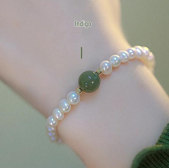 Women s Lapis Lazuli Blue Cat s Eye Imitation Pearl Elastic Beaded Bracelet - Trendy National Style
Women s Lapis Lazuli Blue Cat s Eye Imitation Pearl Elastic Beaded Bracelet - Trendy National Style