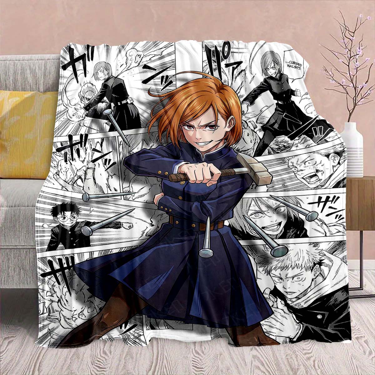 Jujutsu Kaisen Anime Flannel Blanket - Soft Warm Perfect for Sofa, Bedding Camping Travel Office Home Decor -QJY 75x90cm
Jujutsu Kaisen Anime Flannel Blanket - Soft Warm Perfect for Sofa, Bedding Camping Travel Office Home Decor -QJY 75x90cm