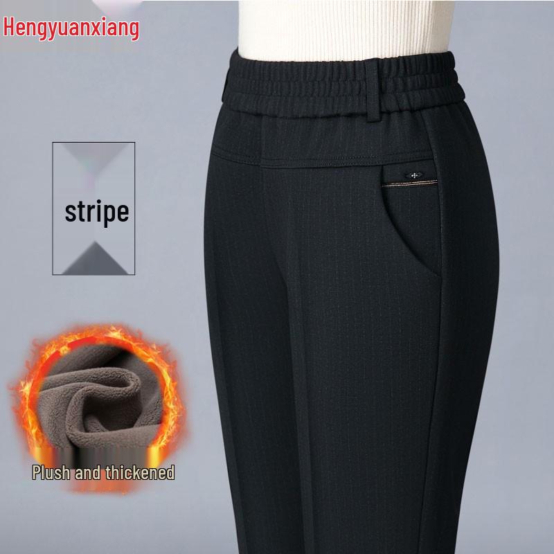 Женские флисовые брюки с высокой талией Hengyuanxiang для осени/зимы - Свободные, Утепленные, Прямые, Повседневные длинные брюки для женщин среднего и пожилого возраста 2XL (102-118 jin)
Женские флисовые брюки с высокой талией Hengyuanxiang для осени/зимы - Свободные, Утепленные, Прямые, Повседневные длинные брюки для женщин среднего и пожилого возраста 2XL (102-118 jin)
