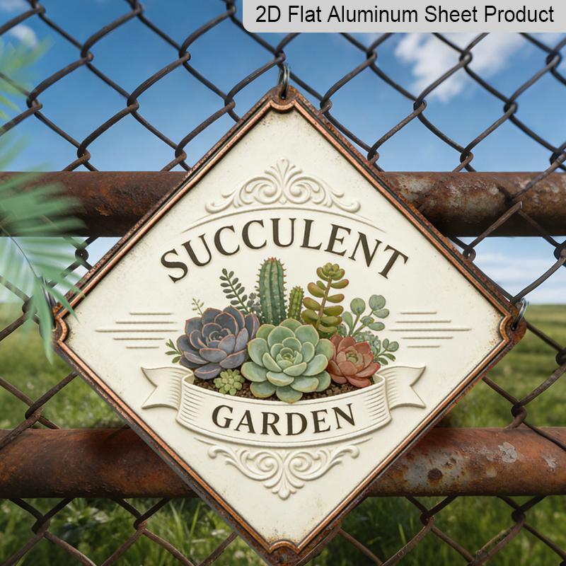 2D Flat Vintage Cacti & Succulent Aluminum Sign, Greenery Wall Decor for Home Office Greenhouse, Ideal Gift for Plant Lovers 20*20cm/7.87x7.87Inch
2D Flat Vintage Cacti & Succulent Aluminum Sign, Greenery Wall Decor for Home Office Greenhouse, Ideal Gift for Plant Lovers 20*20cm/7.87x7.87Inch