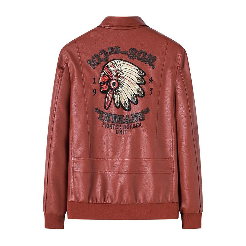 Мужская и кожаная одежда, мужской модный трендовый костюм, куртка из искусственной кожи с воротником, плюшевый мотоциклетный летный костюм, мужская куртка XXXL красный
Мужская и кожаная одежда, мужской модный трендовый костюм, куртка из искусственной кожи с воротником, плюшевый мотоциклетный летный костюм, мужская куртка XXXL красный