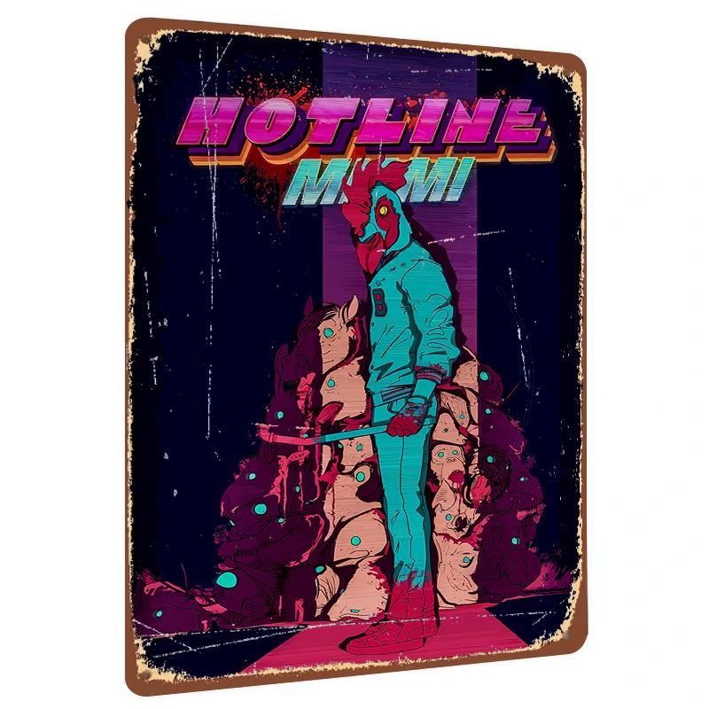 Hotline Miami Игровое Искусство Металлический Настенный Декор Маска Петуха Постер Персонажа для Игровой Комнаты Бара Домашнего Декора 20x30cm(7.8x11.8inch)
Hotline Miami Игровое Искусство Металлический Настенный Декор Маска Петуха Постер Персонажа для Игровой Комнаты Бара Домашнего Декора 20x30cm(7.8x11.8inch)