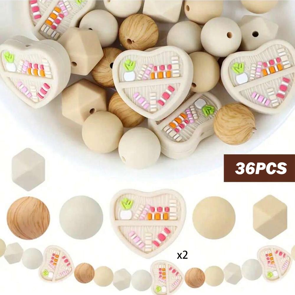 36/59PCS bookshelf series silicone bead set, perfect for DIY handmade crafts such as keychains, necklaces, bracelets, etc
36/59PCS bookshelf series silicone bead set, perfect for DIY handmade crafts such as keychains, necklaces, bracelets, etc