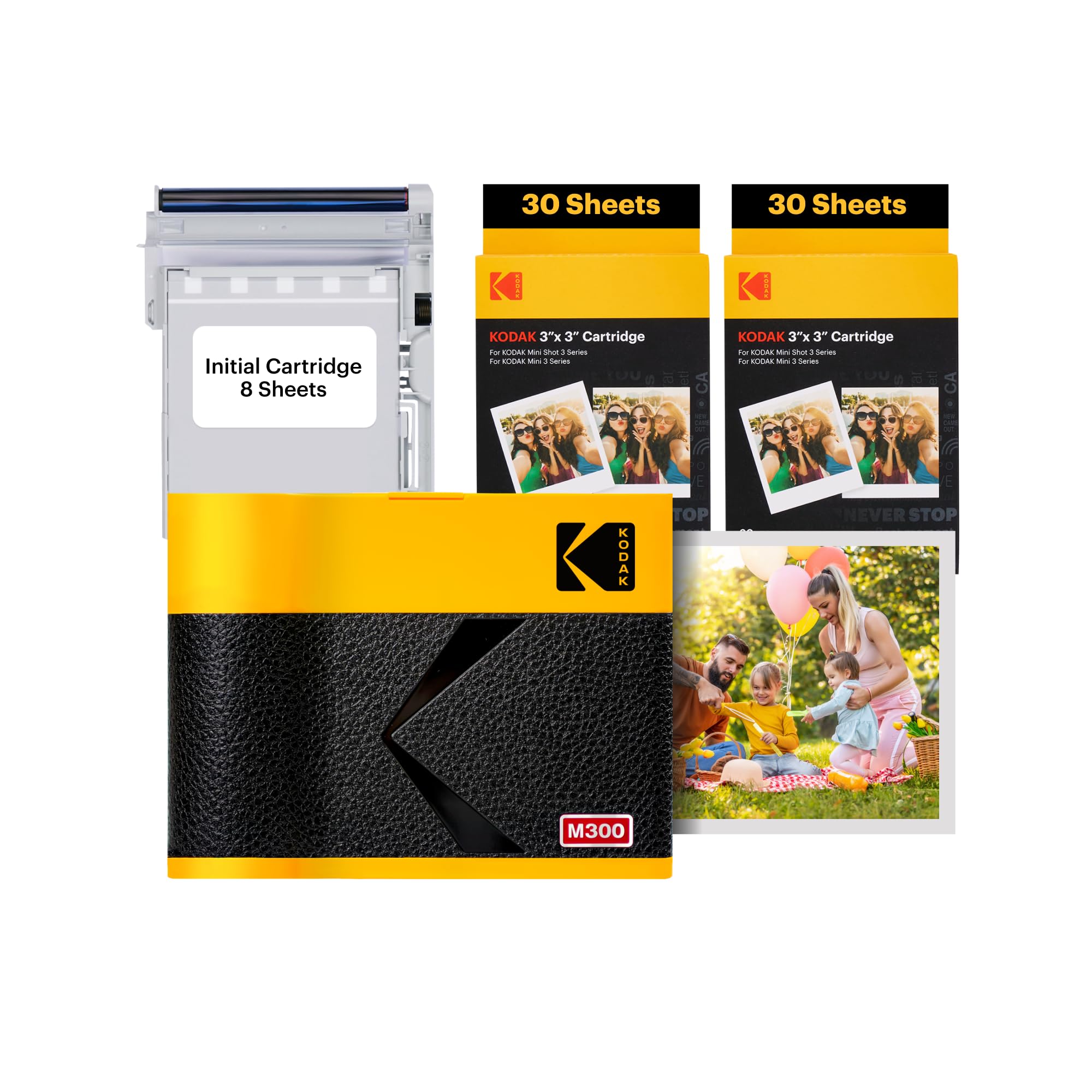 Портативний фотопринтер KODAK Mini 3 ERA 4PASS на 68 арк (7,6х7,6 см) (Принтер + в комплекті, жовтий)
Портативний фотопринтер KODAK Mini 3 ERA 4PASS на 68 арк (7,6х7,6 см) (Принтер + в комплекті, жовтий)