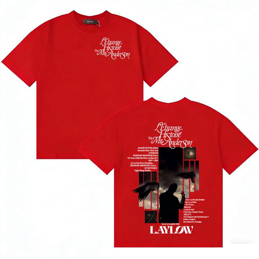 Rapper Laylow Album Letrange Histoire De Mranderson T Shirt Unisex Women High Quality Tshirt Classic Casual Short Sleeve Tshirts S
Rapper Laylow Album Letrange Histoire De Mranderson T Shirt Unisex Women High Quality Tshirt Classic Casual Short Sleeve Tshirts S