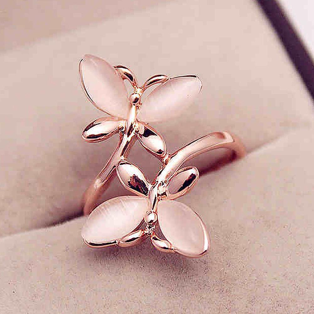 Huitan New Arrival Women Butterfly Ring with Imitation Moonstone Fancy Female Finger-ring Wedding Party Aesthetic Trendy Zircon 6
Huitan New Arrival Women Butterfly Ring with Imitation Moonstone Fancy Female Finger-ring Wedding Party Aesthetic Trendy Zircon 6