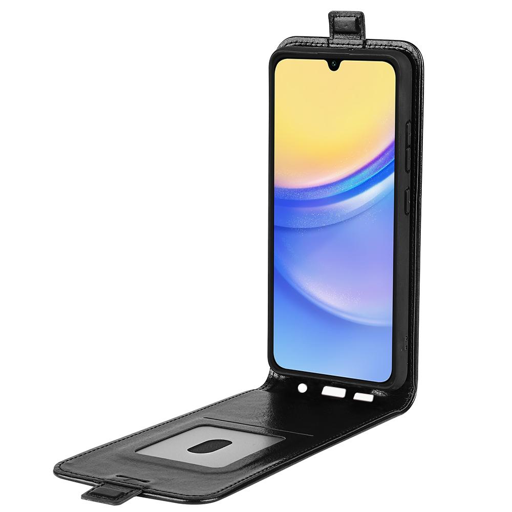 Шкіряний чохол для телефону Samsung Galaxy M15 5G, вертикальний фліп-слот для карток Black
Шкіряний чохол для телефону Samsung Galaxy M15 5G, вертикальний фліп-слот для карток Black