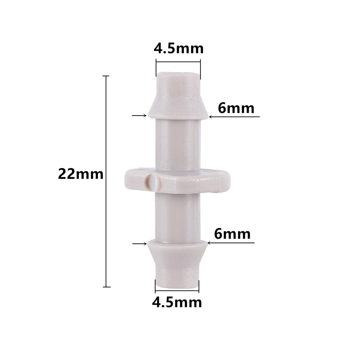 800Pcs Double Barb 4/7mm Hose Straight Repair Joint Plastic White 1/4 Pipe Coupling Garden Lawn Orchard Drip Irrigation Fittings 1/4
800Pcs Double Barb 4/7mm Hose Straight Repair Joint Plastic White 1/4 Pipe Coupling Garden Lawn Orchard Drip Irrigation Fittings 1/4