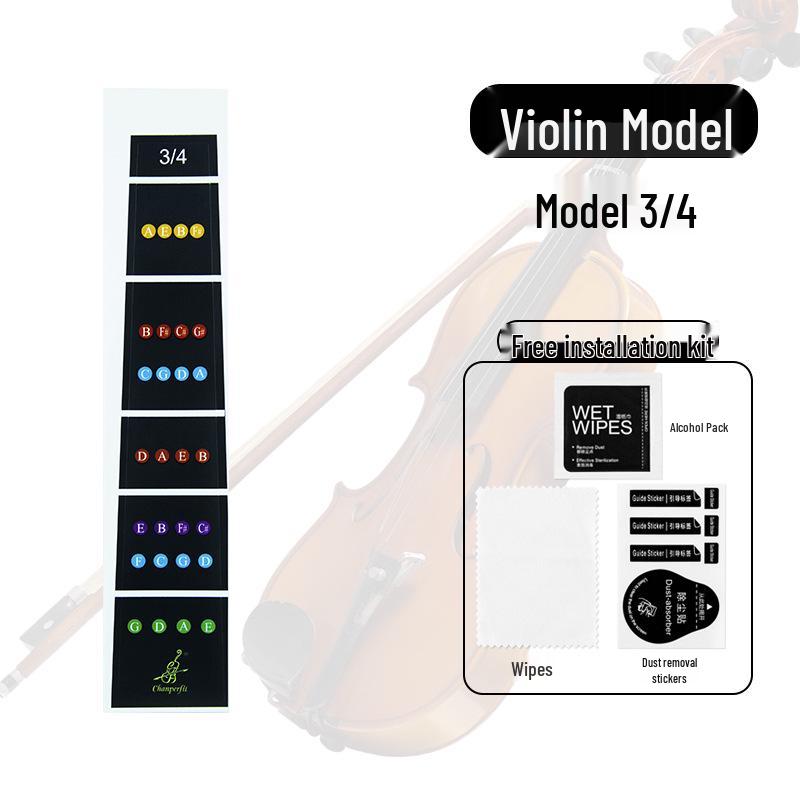 Violin & Cello Fingerboard Fingering Stickers - No Residue
Violin & Cello Fingerboard Fingering Stickers - No Residue