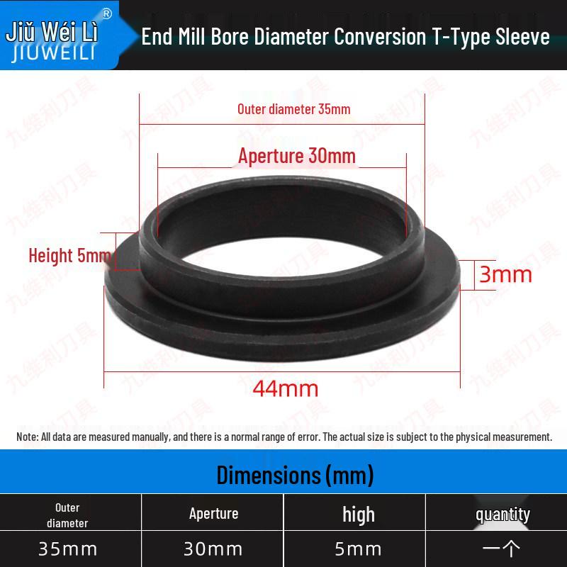 Router Inner Hole Conversion Sleeve: T-Shaped Woodworking Reducer with 35 Outer Holes and 30t Stepped Sleeve for Shaping Cutters
Router Inner Hole Conversion Sleeve: T-Shaped Woodworking Reducer with 35 Outer Holes and 30t Stepped Sleeve for Shaping Cutters