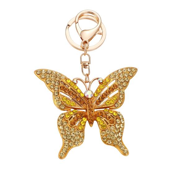 Keychain Pendant Colorful Rhinestones Inlaid Shining Butterfly Design Key Chain with Lobster Clasp Bag Charm Backpack Accessory жёлтый
Keychain Pendant Colorful Rhinestones Inlaid Shining Butterfly Design Key Chain with Lobster Clasp Bag Charm Backpack Accessory жёлтый