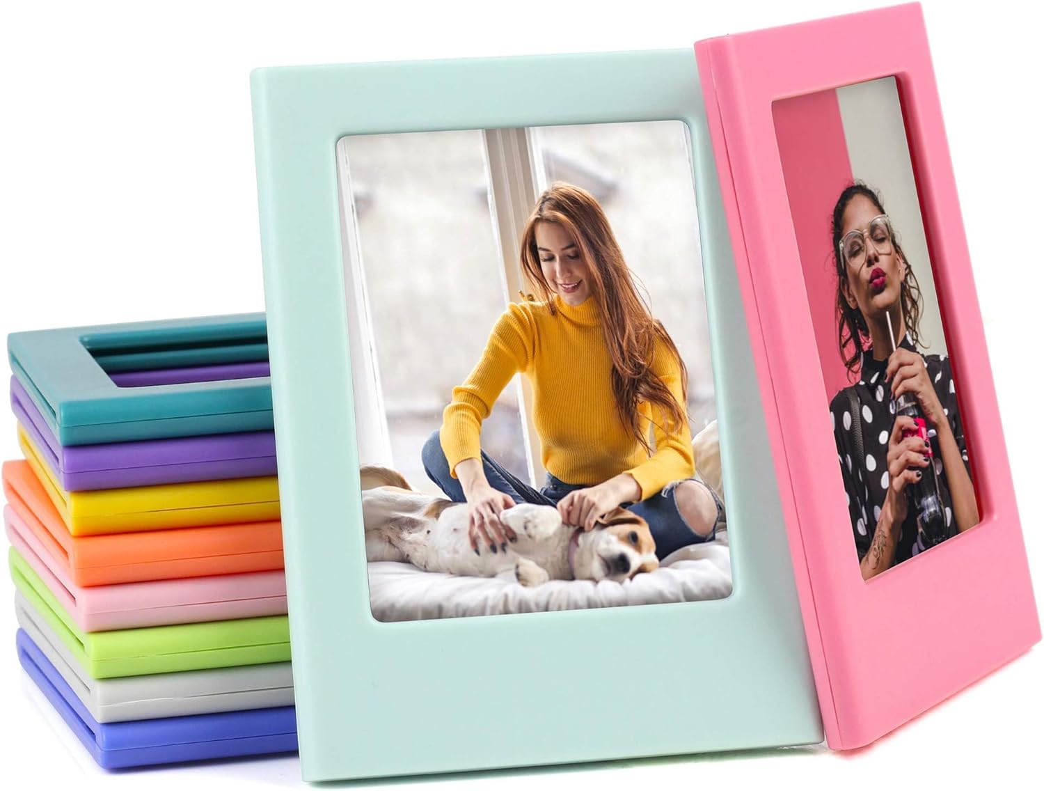Set of 10 Magnetic 2x3 Photo Frames, Suitable for Fujifilm, Cute Colorful Compact 2x3 Inch Collage Photo Display Set Pack of 10
Set of 10 Magnetic 2x3 Photo Frames, Suitable for Fujifilm, Cute Colorful Compact 2x3 Inch Collage Photo Display Set Pack of 10