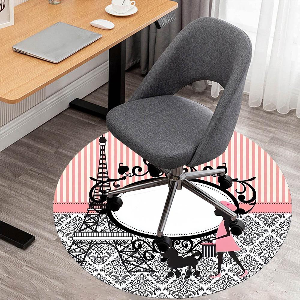 1pc Parisian Pattern Round Chair mat office Area Rug - Non-Slip, Floor Mat for Office, Bedroom, and Indoor Decor p127196 80cm by 80cm
1pc Parisian Pattern Round Chair mat office Area Rug - Non-Slip, Floor Mat for Office, Bedroom, and Indoor Decor p127196 80cm by 80cm