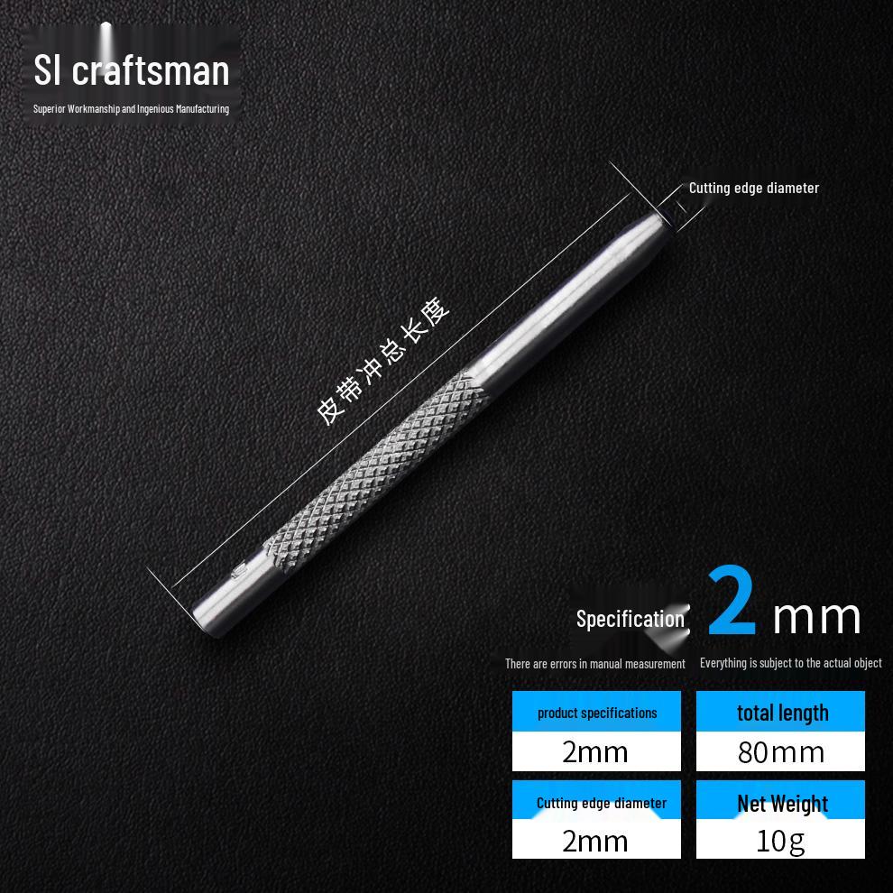 Professional Craftsman Leather Hole Punch Tool
Professional Craftsman Leather Hole Punch Tool