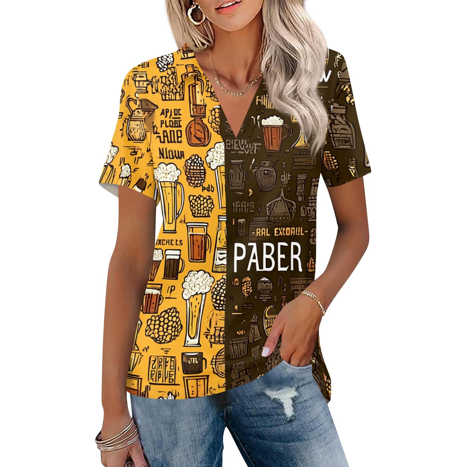 Women’s Casual V Neck Short Sleeve Collared Shirt with Festival Print Relaxed Fit Lightweight Top for Summer XL кофейный
Women’s Casual V Neck Short Sleeve Collared Shirt with Festival Print Relaxed Fit Lightweight Top for Summer XL кофейный