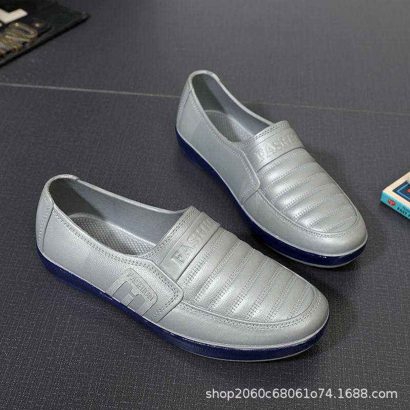 Мужские дождевые туфли водонепроницаемые и нескользящие, страховочная обувь для работы, кухонные резиновые туфли, закрывающие ноги, рабочая обувь, повседневная и удобная мужская Foot width. Foot fat needs to be one size larger. серый
Мужские дождевые туфли водонепроницаемые и нескользящие, страховочная обувь для работы, кухонные резиновые туфли, закрывающие ноги, рабочая обувь, повседневная и удобная мужская Foot width. Foot fat needs to be one size larger. серый