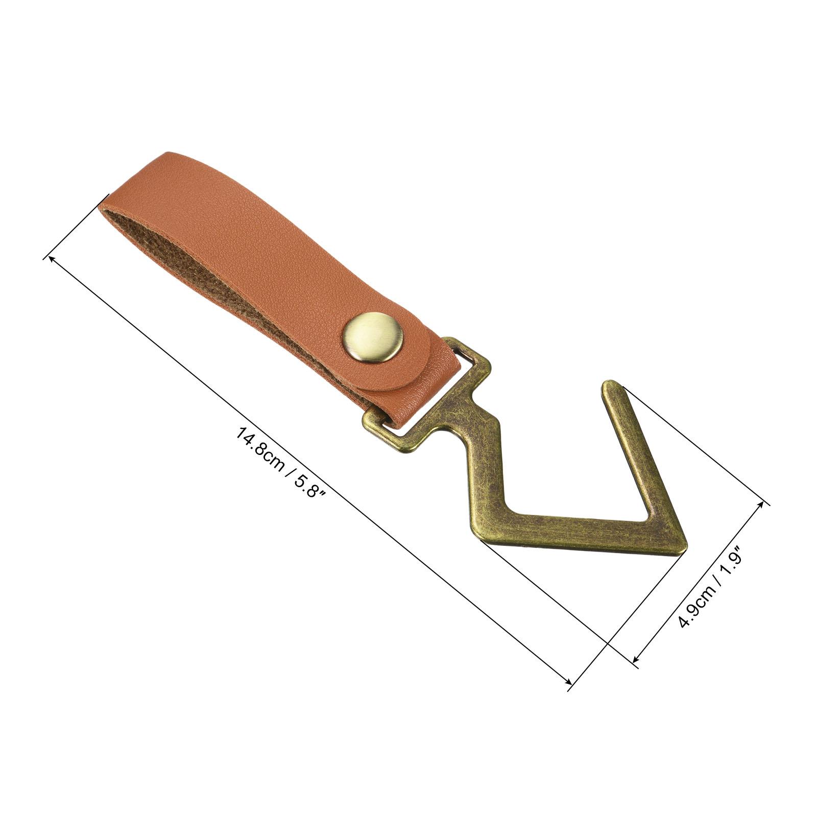 PU Leather S Shelf Hooks Camping Hook Hanger Metal Outdoor Accessories for Hanging Pots Pans Utensils, Brown Pack of 2 United States
PU Leather S Shelf Hooks Camping Hook Hanger Metal Outdoor Accessories for Hanging Pots Pans Utensils, Brown Pack of 2 United States