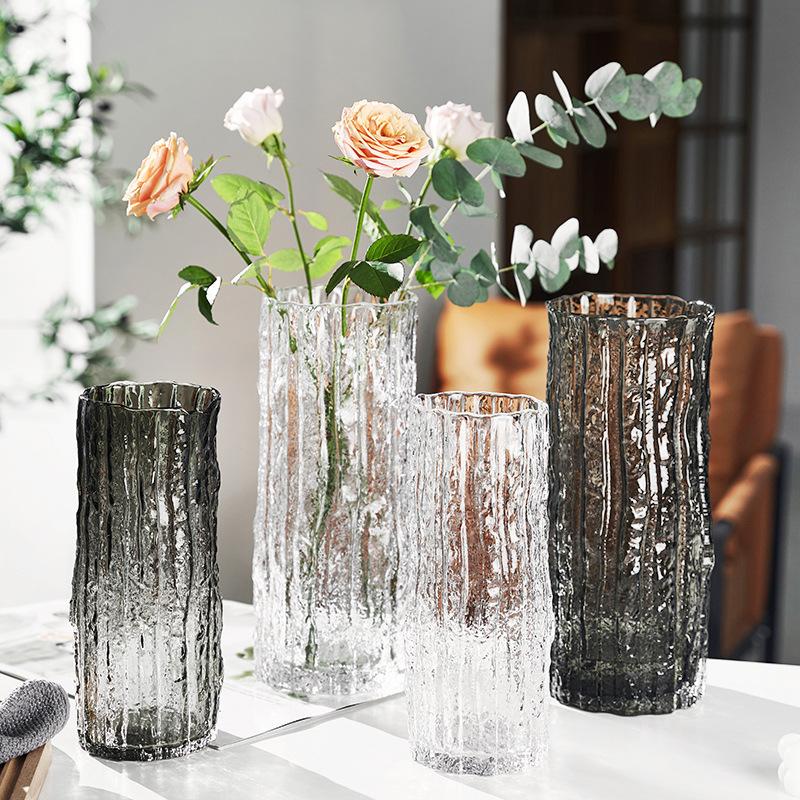 Glass Vase Irregular Texture Clear Glass Bottle Flower Arrangement Hydroponic Accessories Terrarium Living Room Decoration
Glass Vase Irregular Texture Clear Glass Bottle Flower Arrangement Hydroponic Accessories Terrarium Living Room Decoration