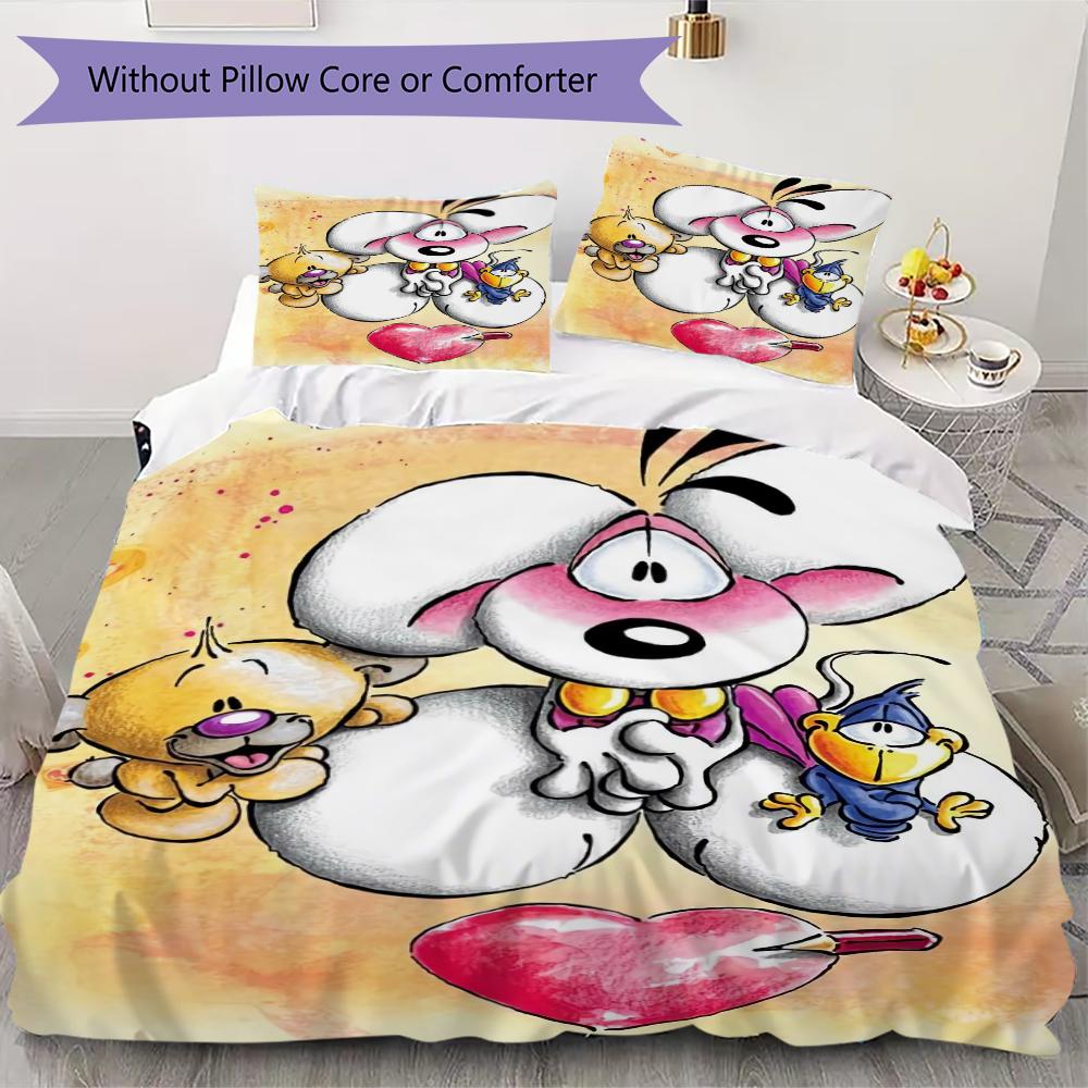 diddl cute Pattern Bedding uilt Set uilt Cover Pillowcase Home Decoration Birthday Gift (1 * duvet cover + 2 * pillowcase without core)24 135x200cm
diddl cute Pattern Bedding uilt Set uilt Cover Pillowcase Home Decoration Birthday Gift (1 * duvet cover + 2 * pillowcase without core)24 135x200cm