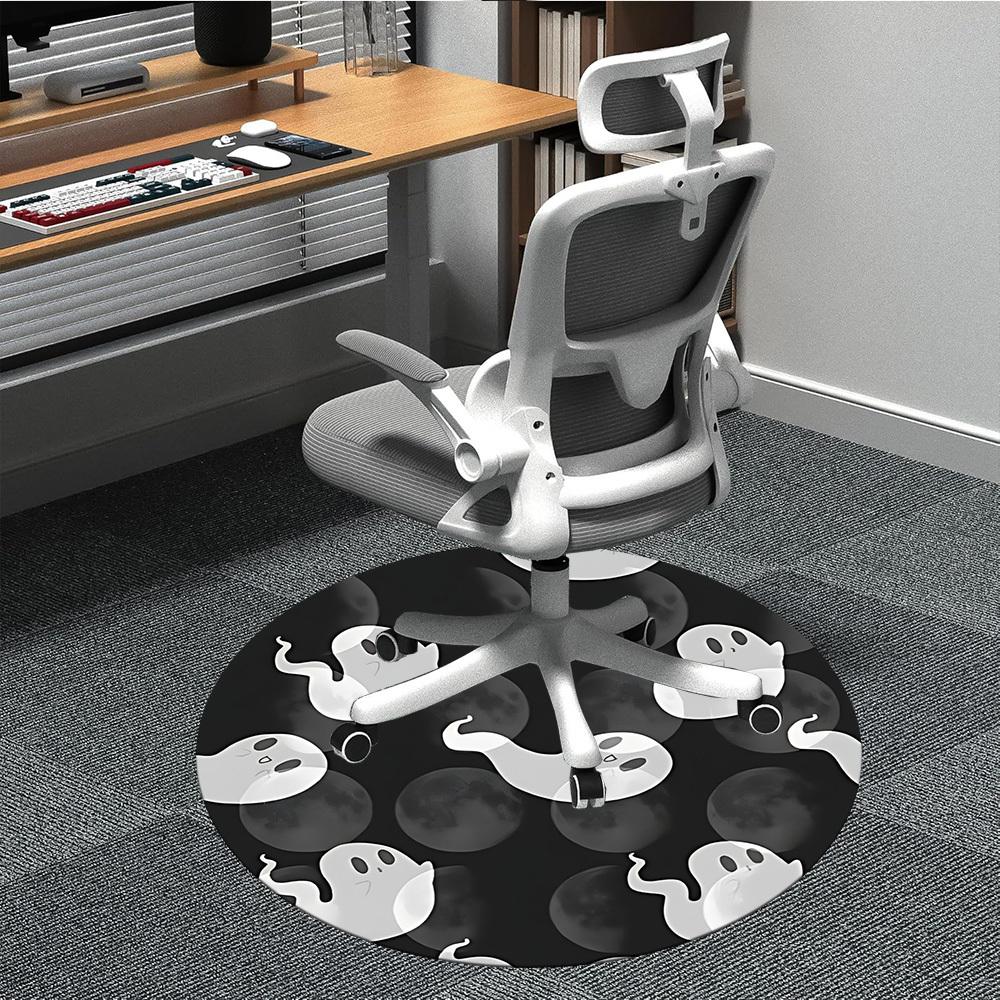 1pc Ghost Moon Office Round Area Rug, Indoor Mat Suitable For Office, Under Office Chairs Bedroom Living Room Home Decor, Room Deco 80cm
1pc Ghost Moon Office Round Area Rug, Indoor Mat Suitable For Office, Under Office Chairs Bedroom Living Room Home Decor, Room Deco 80cm