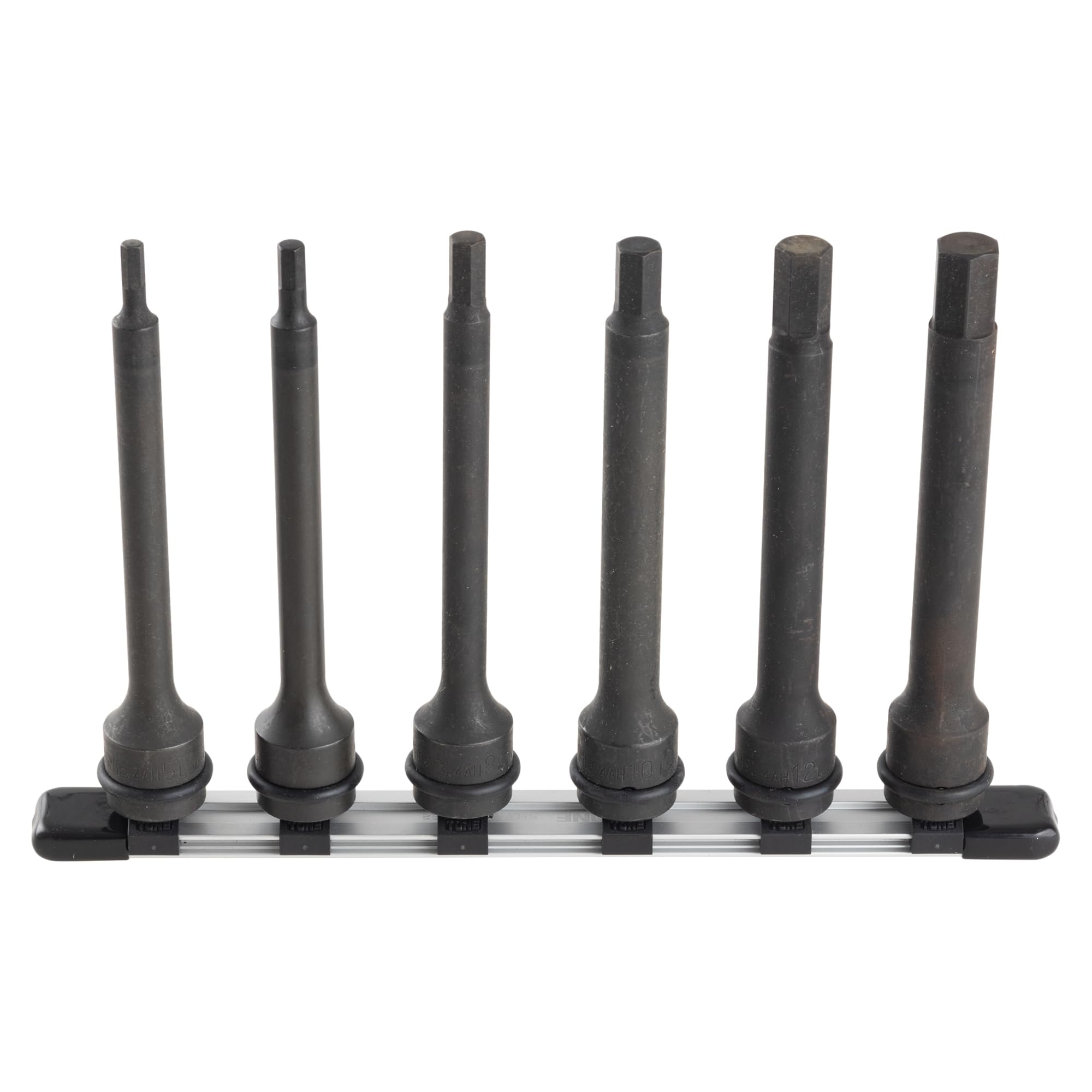 TONE Long hexagon socket set for impact HAH406L Drive angle Contents 6 items (with holder) 12.7mm (1/2 )
TONE Long hexagon socket set for impact HAH406L Drive angle Contents 6 items (with holder) 12.7mm (1/2 )