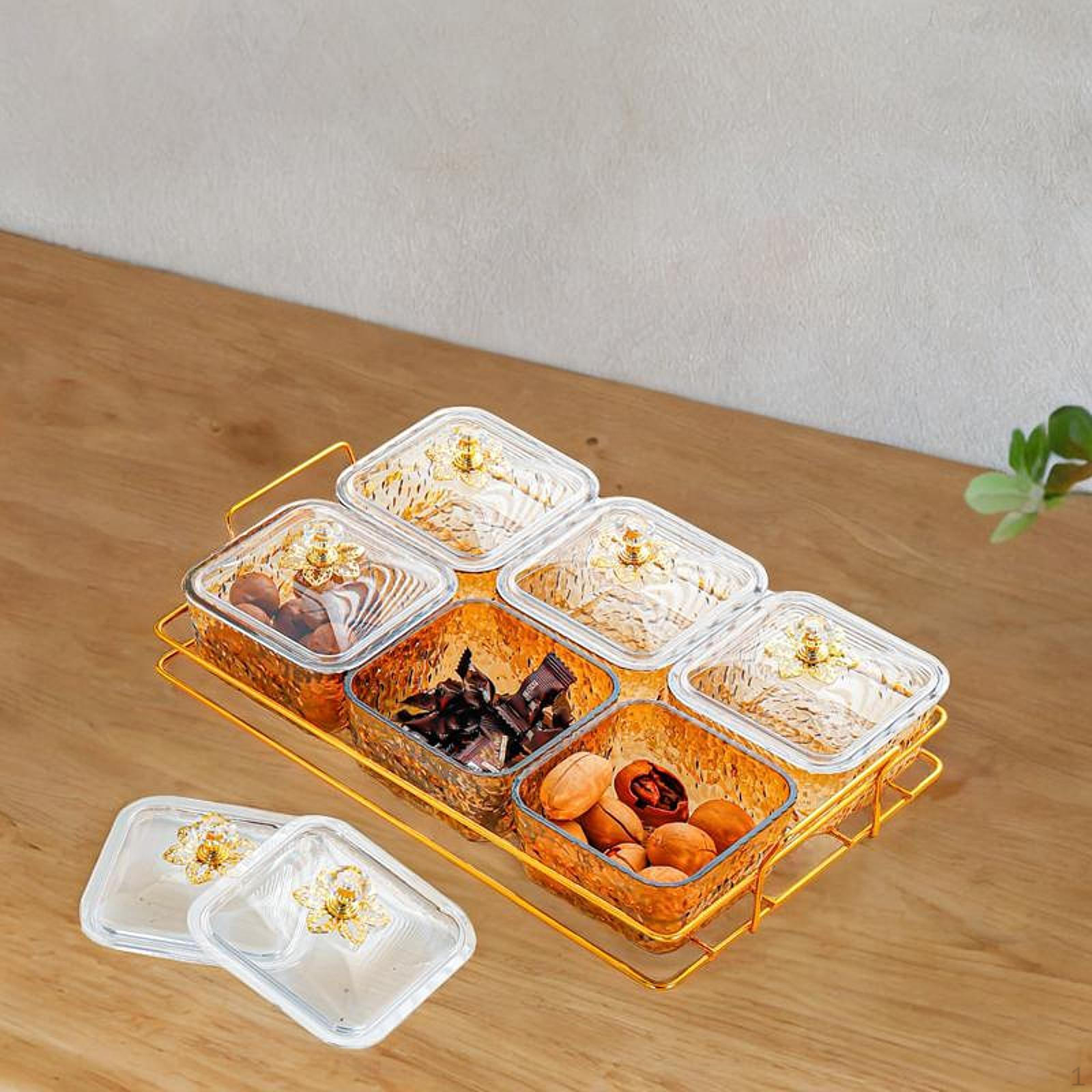 Фруктовая тарелка, разделенная на подносы, закуски с крышкой, съемные блюда для закусок и овощей
Фруктовая тарелка, разделенная на подносы, закуски с крышкой, съемные блюда для закусок и овощей