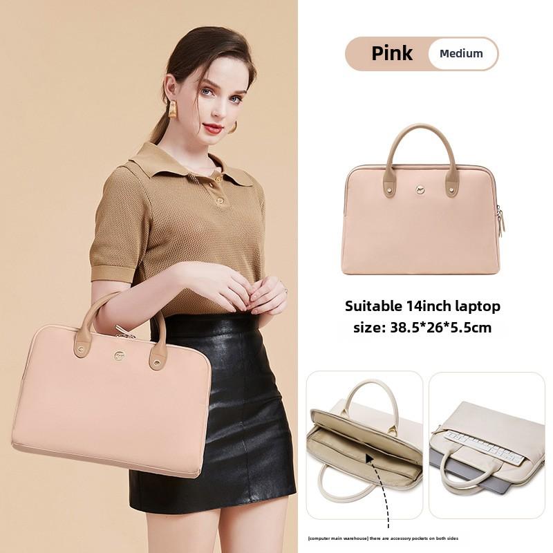 Модная и повседневная легкая ручная сумка через плечо, сумка для компьютера, вместительная сумка-тоут 38.5*26*5.5cm розовый
Модная и повседневная легкая ручная сумка через плечо, сумка для компьютера, вместительная сумка-тоут 38.5*26*5.5cm розовый