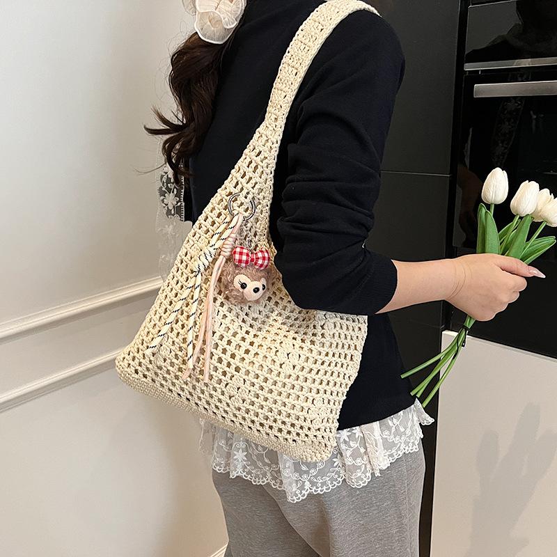 Knitted bag women s large capacity new spring and summer hollow shoulder shopping bag lazy wind beach tote bag
Knitted bag women s large capacity new spring and summer hollow shoulder shopping bag lazy wind beach tote bag