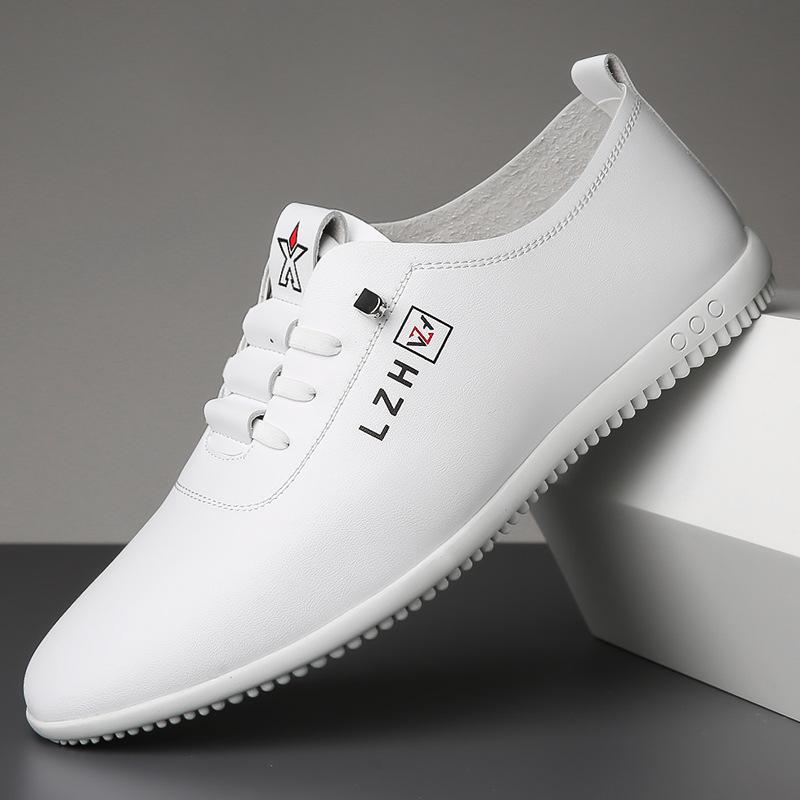 Men s shoes 2025 summer new casual leather shoes breathable thin non-slip soft sole one pedal white shoes 38 чёрный
Men s shoes 2025 summer new casual leather shoes breathable thin non-slip soft sole one pedal white shoes 38 чёрный