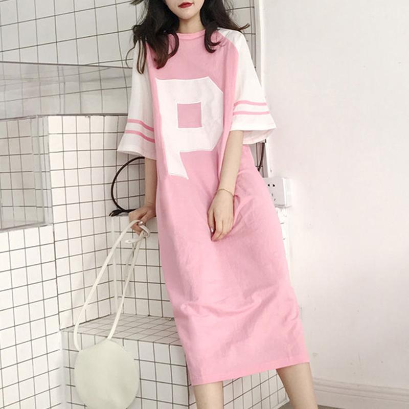Летнее лоскутное платье с буквами, модное, женское, свободное, приталенное, с коротким рукавом, вечерние платья, Y2K, повседневное, женский шикарный наряд 5XL розовый
Летнее лоскутное платье с буквами, модное, женское, свободное, приталенное, с коротким рукавом, вечерние платья, Y2K, повседневное, женский шикарный наряд 5XL розовый
