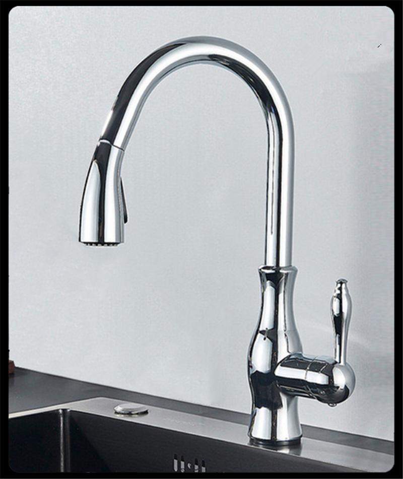 Tuqiu Gold Pull Out Kitchen Faucet Brass Black Sink Faucet Mixer Tap 360 degree rotation torneira cozinha mixer taps Kitchen Tap
Tuqiu Gold Pull Out Kitchen Faucet Brass Black Sink Faucet Mixer Tap 360 degree rotation torneira cozinha mixer taps Kitchen Tap