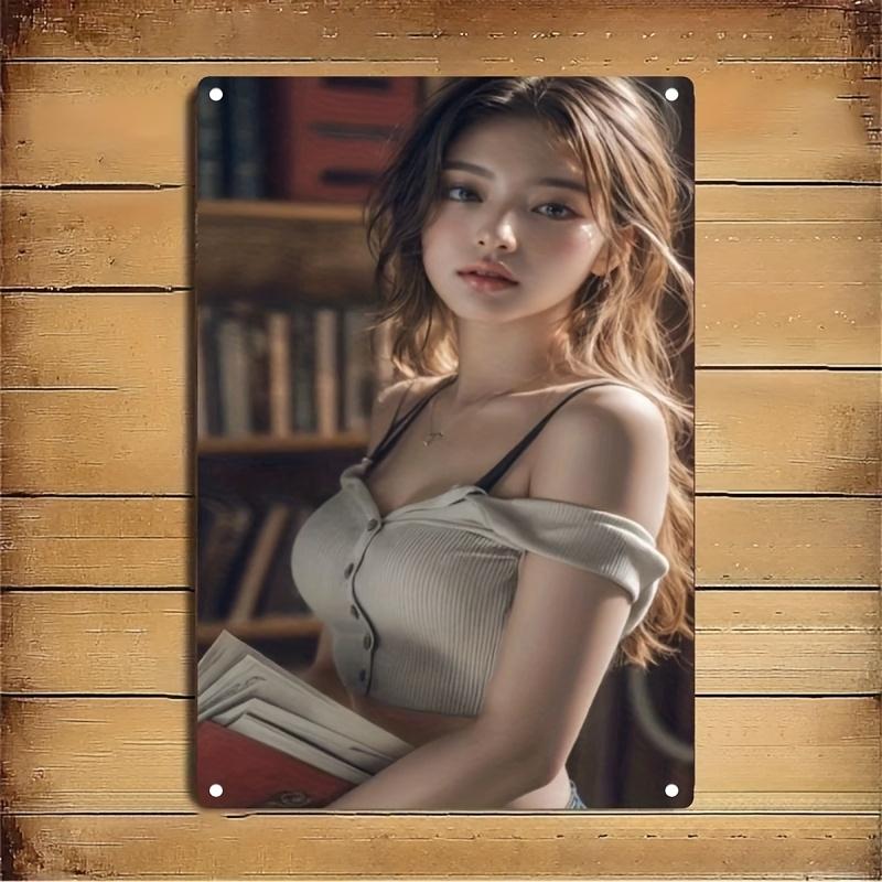 Beautiful Asian Girl Reading Book Metal Tin Sign Vintage Style Library Portrait Wall Art Decor Waterproof Rustproof Metal Post 20x30cm(7.8x11.8inch)
Beautiful Asian Girl Reading Book Metal Tin Sign Vintage Style Library Portrait Wall Art Decor Waterproof Rustproof Metal Post 20x30cm(7.8x11.8inch)