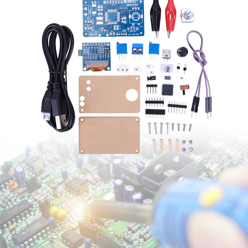 Mini DOS LCD Digital Oscilloscope DIY Kit STC8K8A Chip Digital Oscilloscope Kit DIY Parts Electronic Welding Training
Mini DOS LCD Digital Oscilloscope DIY Kit STC8K8A Chip Digital Oscilloscope Kit DIY Parts Electronic Welding Training