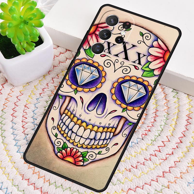 Mexican Skull Flower Silicone Phone Case For Samsung Galaxy note 10 pro S26 S25 S24 S23 S22 S21 Plus S25Ultra Capa Cover Galaxy S24 FE
Mexican Skull Flower Silicone Phone Case For Samsung Galaxy note 10 pro S26 S25 S24 S23 S22 S21 Plus S25Ultra Capa Cover Galaxy S24 FE