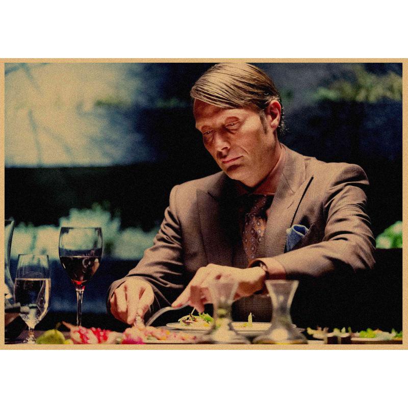 Large Hannibal Retro Kraft Paper Poster - Uncle Mike Decorative Wall Mural Yellow Kraft Paper (No Glue) 30X42 cm
Large Hannibal Retro Kraft Paper Poster - Uncle Mike Decorative Wall Mural Yellow Kraft Paper (No Glue) 30X42 cm