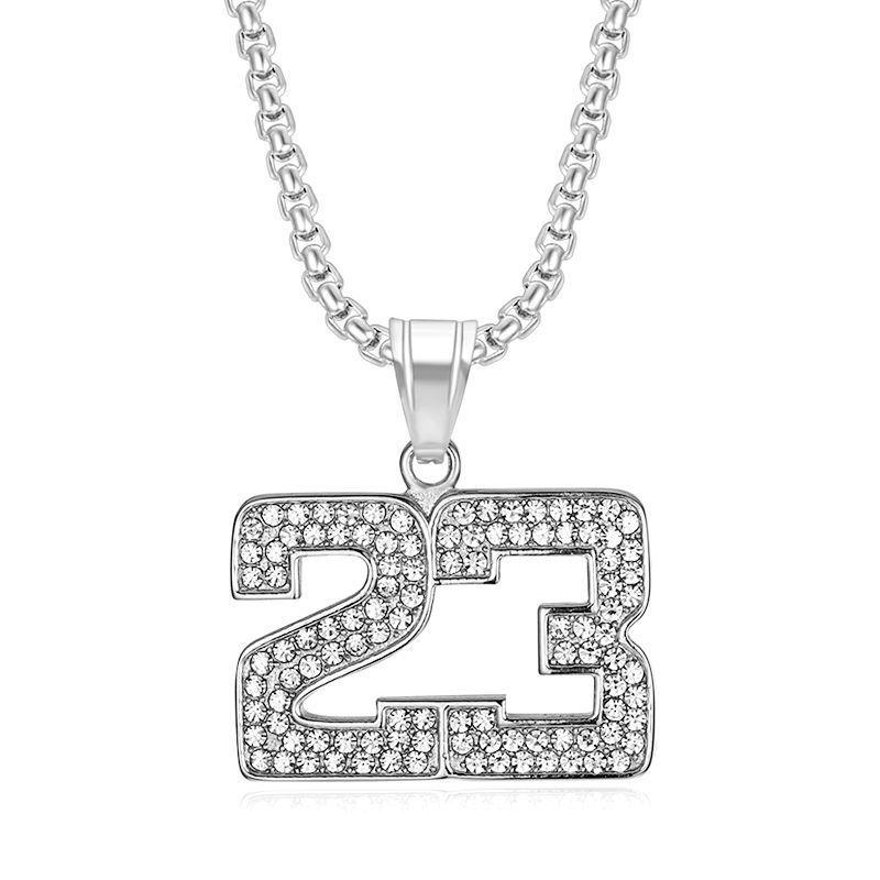 Basketball 23 Number Pendant Necklace 2026 Jewelry Fashion Trend Inlaid Zircon Necklace Men s Exquisite Jewelry Necklace 60CM
Basketball 23 Number Pendant Necklace 2026 Jewelry Fashion Trend Inlaid Zircon Necklace Men s Exquisite Jewelry Necklace 60CM