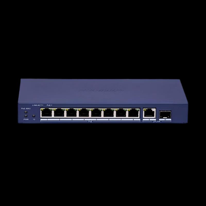 Hikvision 10-Port Full Gigabit POE Network Switch CN plug (adapter included)
Hikvision 10-Port Full Gigabit POE Network Switch CN plug (adapter included)