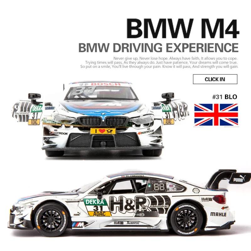 1:32 BMW M4 DTM Cars Models Alloy Toys Diecasting Miniature Sports Car with Light Music Pull Back Vehicle Perfect Gifts for Boys
1:32 BMW M4 DTM Cars Models Alloy Toys Diecasting Miniature Sports Car with Light Music Pull Back Vehicle Perfect Gifts for Boys