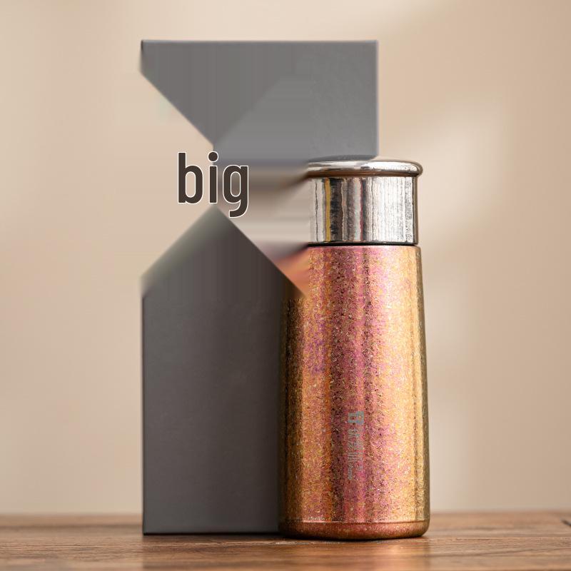 Titanium Double-Layer Insulated Tea Cup for Men & Women - Portable, Stylish, Crystal Clear Design for Brewing and Steeping. 310ml
Titanium Double-Layer Insulated Tea Cup for Men & Women - Portable, Stylish, Crystal Clear Design for Brewing and Steeping. 310ml