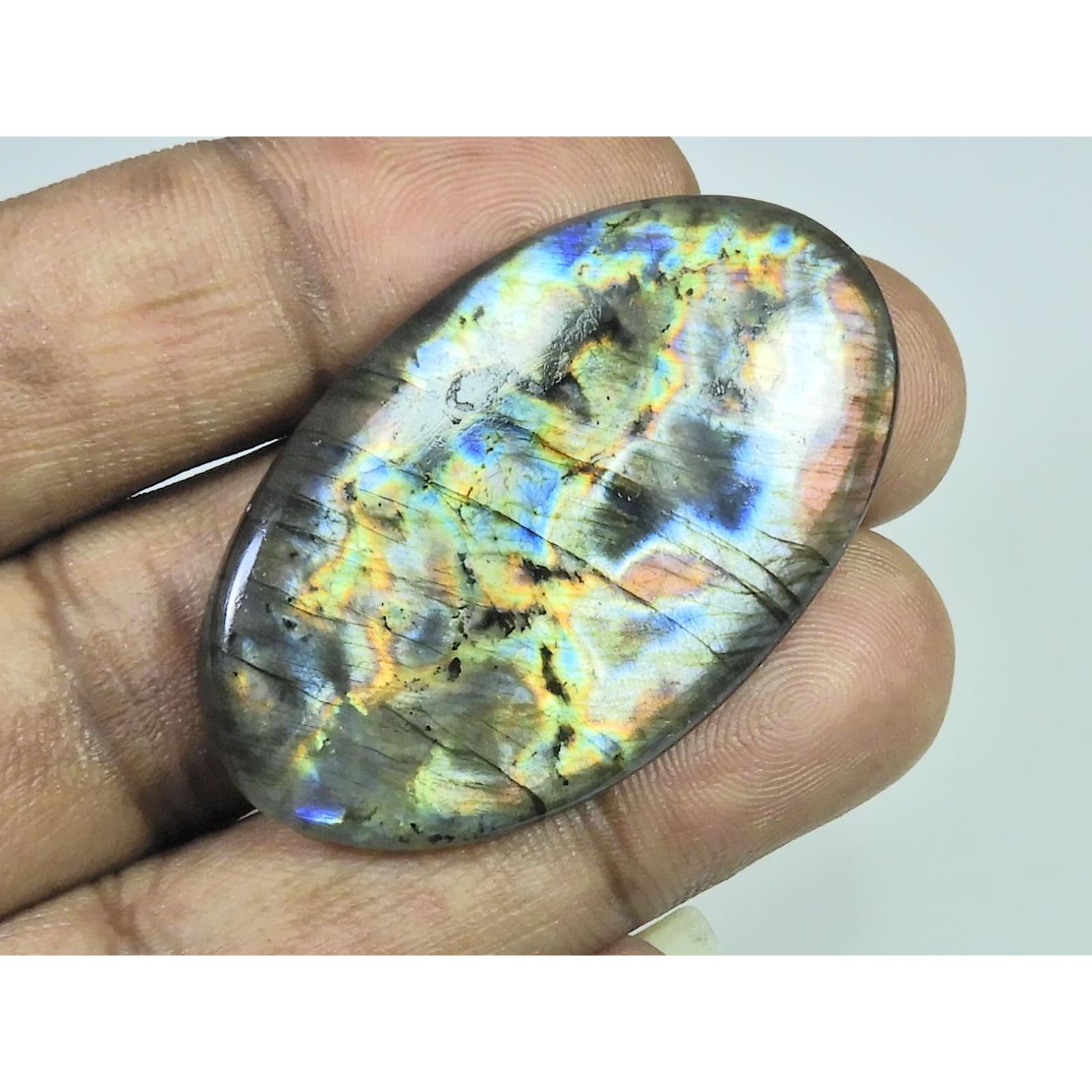 26X46X05MM Natural Purple Labradorite Spectrolite Oval Loose Gemstone 57Cts. D-428
26X46X05MM Natural Purple Labradorite Spectrolite Oval Loose Gemstone 57Cts. D-428