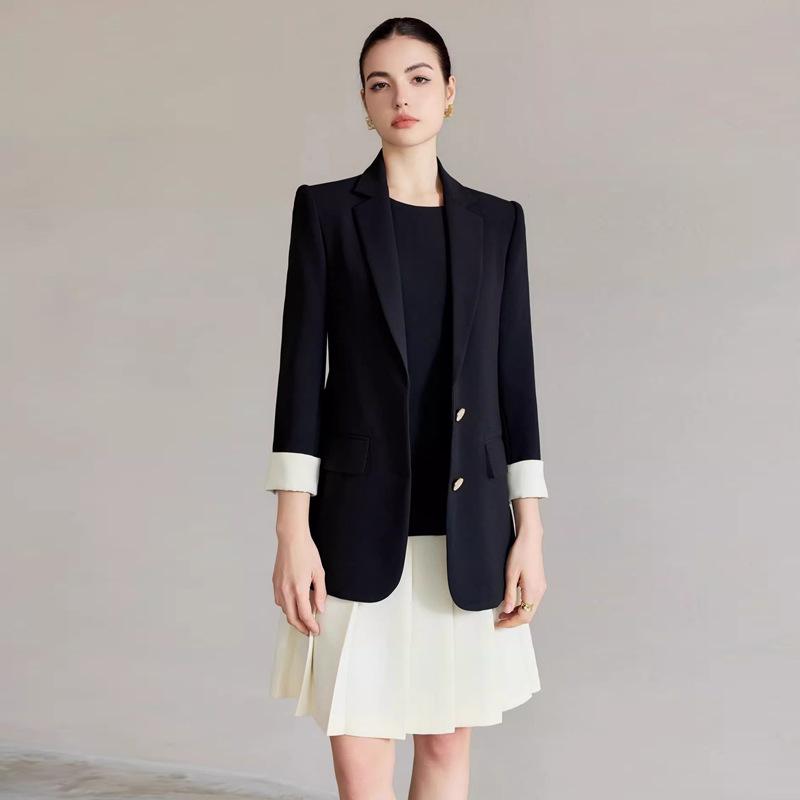 Korean Style Black & White Colorblock Pleated Dress - Women’s Fashionable Casual Spring/Summer Two-Piece Set L
Korean Style Black & White Colorblock Pleated Dress - Women’s Fashionable Casual Spring/Summer Two-Piece Set L