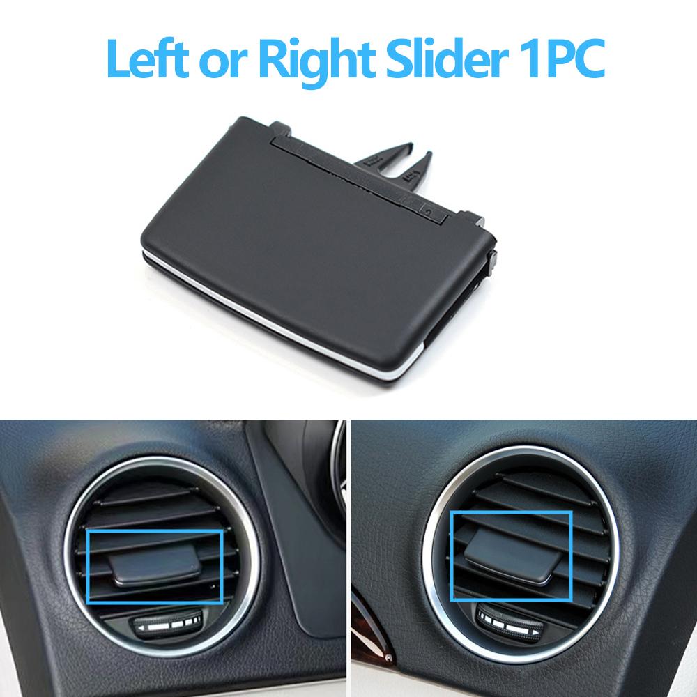 LHD RHD передняя центральная приборная панель левый и правый ремонтный комплект AC вентиляционная решетка панель крышка для Mercedes Benz C Class W204 LCI L or R Slider 1PC
