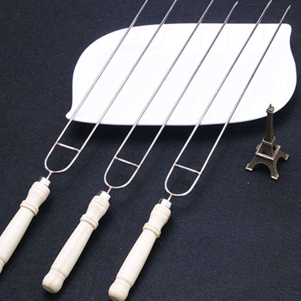 Roast U-Shaped Forks Wooden Handle Double Prong BBQ Stick BBQ Skewer Barbecue Skewer Cooking Tool серебряный
Roast U-Shaped Forks Wooden Handle Double Prong BBQ Stick BBQ Skewer Barbecue Skewer Cooking Tool серебряный