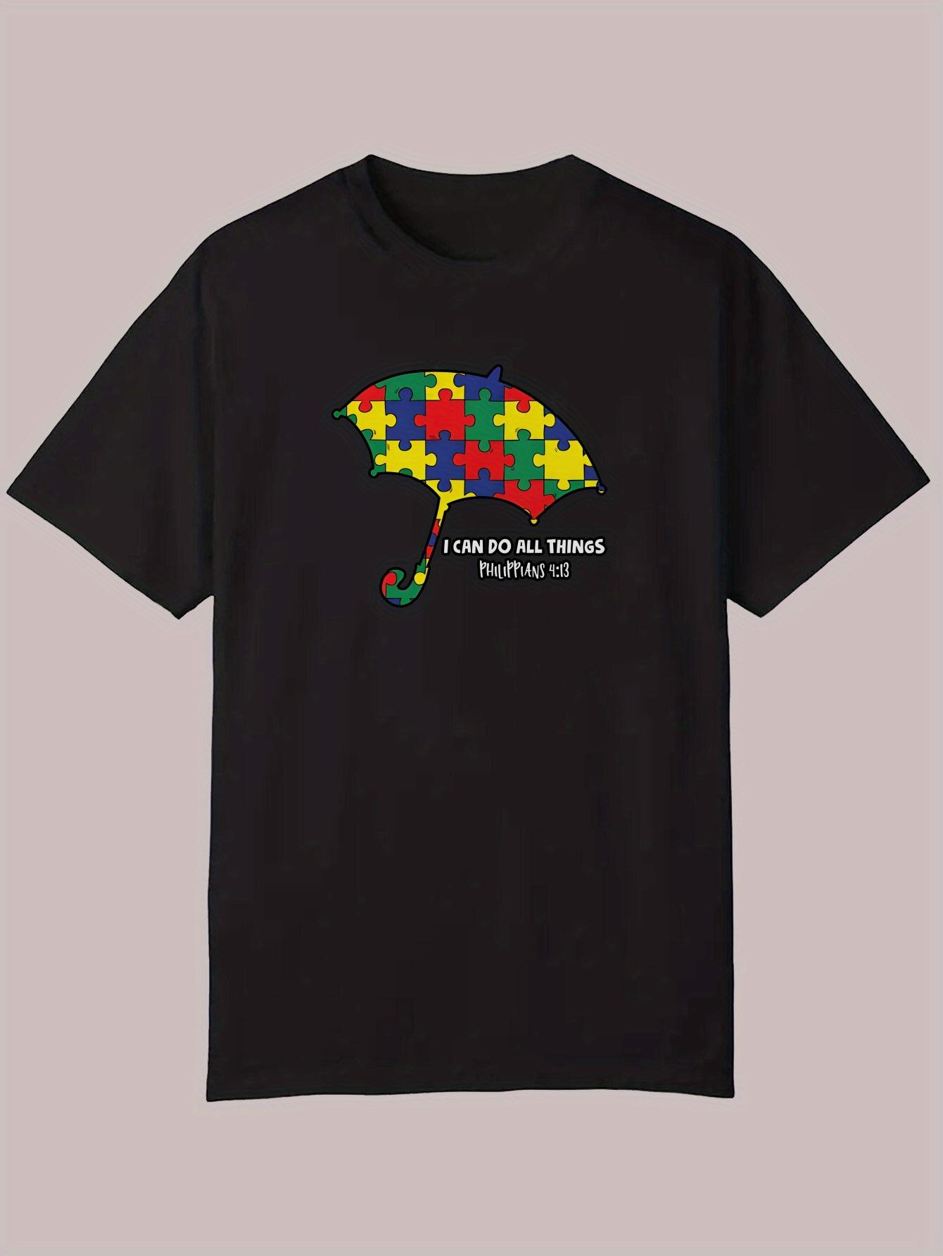 Casual Summer Graphic T-shirt - I Can Do All Things Design S
Casual Summer Graphic T-shirt - I Can Do All Things Design S