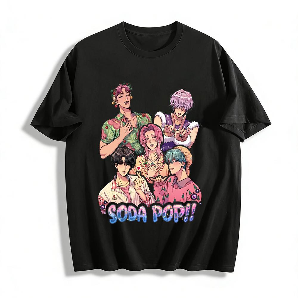 Рождественская Лимитированная Топ с Принтом Мальчиковой Группы SODA POP Модный Стиль Аниме Идола Свободная Повседневная Парная Футболка Футболка из Чистого Хлопка XXS
Рождественская Лимитированная Топ с Принтом Мальчиковой Группы SODA POP Модный Стиль Аниме Идола Свободная Повседневная Парная Футболка Футболка из Чистого Хлопка XXS