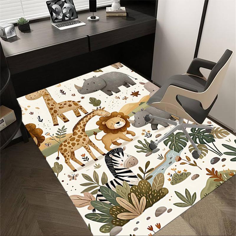 1PC Safari Animals Non-Slip Floor carpet, Office, family, bedroom, Studio - Large Area Rug, Decorative Mat, Longlasting Material-C0413 60cm by 90cm
1PC Safari Animals Non-Slip Floor carpet, Office, family, bedroom, Studio - Large Area Rug, Decorative Mat, Longlasting Material-C0413 60cm by 90cm