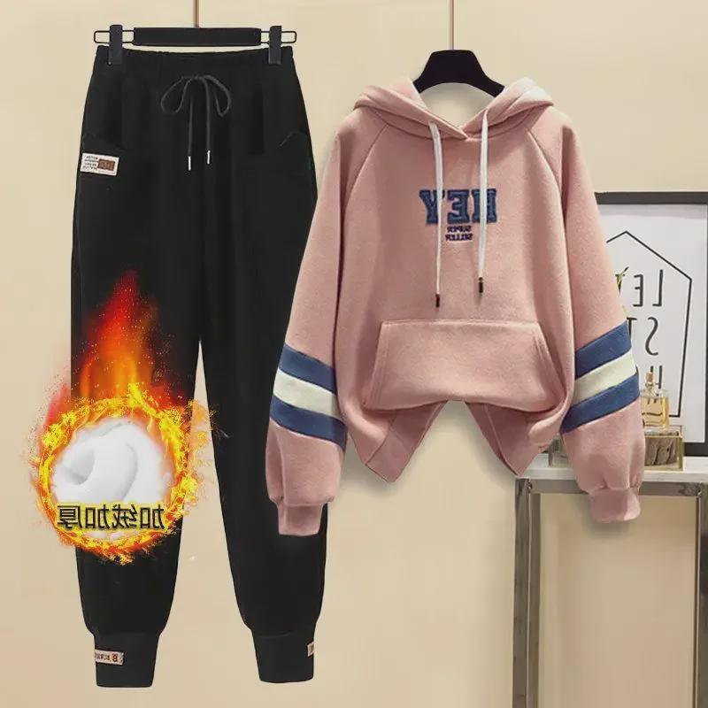 Women s Oversized Fleece-Lined Hoodie & High-Waisted Sweatpants Set - Trendy 2023 Autumn/Winter Wear S
Women s Oversized Fleece-Lined Hoodie & High-Waisted Sweatpants Set - Trendy 2023 Autumn/Winter Wear S